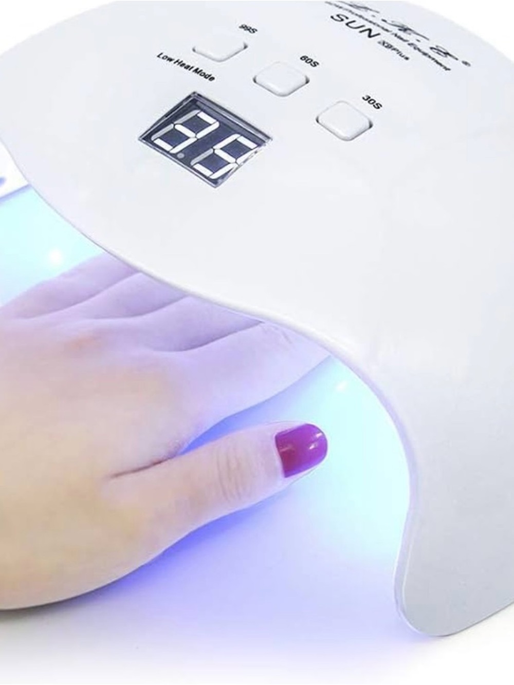 40W UV LED Nail Lamp, Professional Nail Dryer with 3 Timers